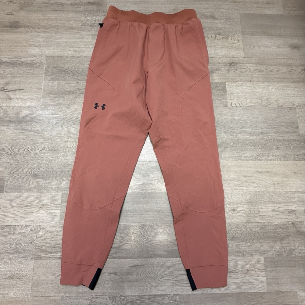 Under Armour Unstoppable Tapered Jogger Pants Mens M Rust Storm 1352027